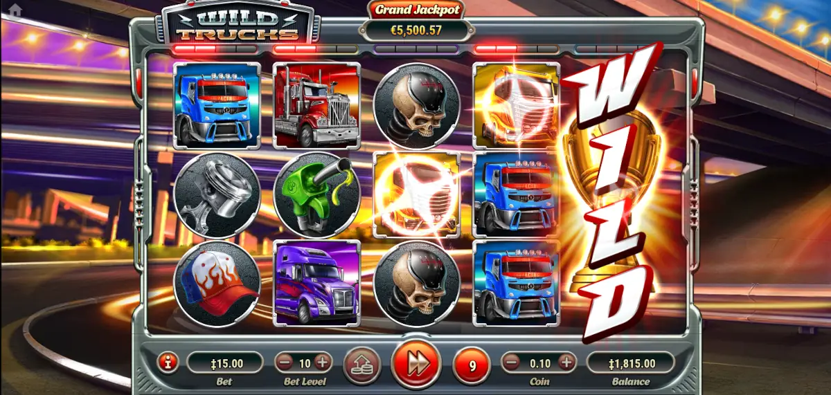 Wild Trucks Slot Symbols